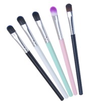 Hot Sale Wooden Handle Nylon Hair Single Eyeshadow Brush Spot Single Eye Shadow Brush Makeup