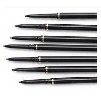 Automatic Super Thin Waterproof Eyebrow Pencil With Eye Brow Brush Private Label Eyebrow Pencil Waterproof Thin Eye Brow Pencil